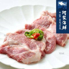 【阿家海鮮】亞麻籽梅花豬肉片(200g±10%/包) 